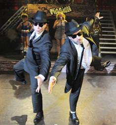 Chicago Auditorium Theatre Daniel Fletcher and Brad Henshaw as Elwood and Jake Blues