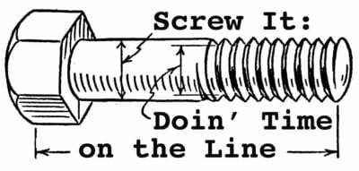 Screw and title