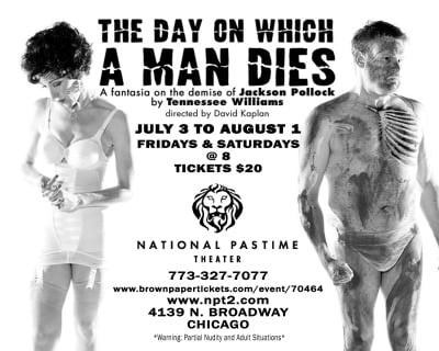 National Pastime, The Day On Which a man dies by tennessee williams